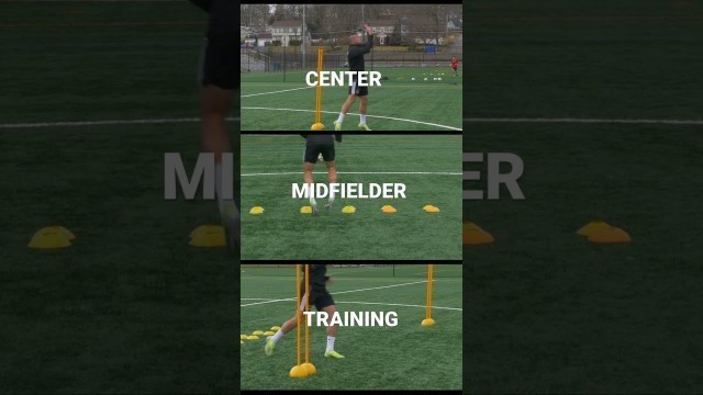 'Football drill for midfielders #shorts #soccer #football'