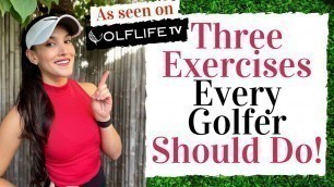'Three Exercises EVERY GOLFER Should Be Doing! - Golf Fitness Tips!'