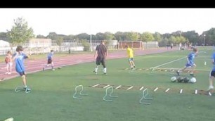 'U12 Soccer Combine Training- Conditioning-Agility-Speed-Skills Workout'