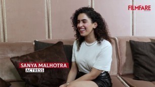 'Dangal Girl Sanya Malhotra in Dubai | EXCLUSIVE Interview | Fitness Tips'
