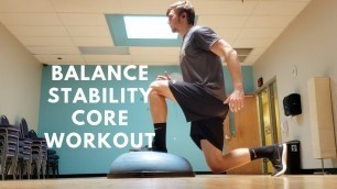 'How to Improve Balance, Stability, and Core Strength for Footballers/Soccer Players'