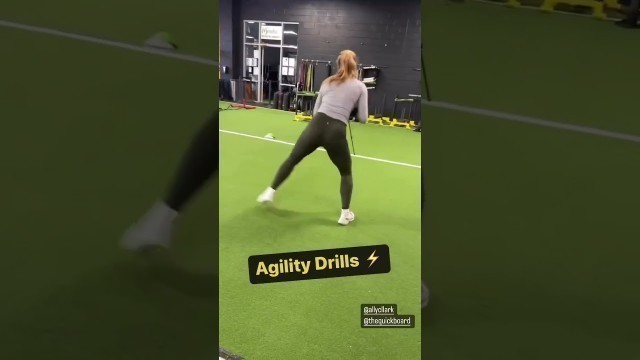 'Agility Drills ⚡️ #agility #speed #sports #fitness #soccer #agilitytraining #football #workout'