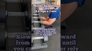 'Try this exercise for strong hamstrings!!