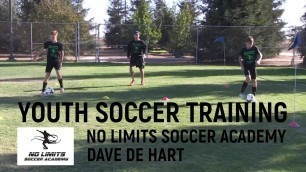 'Soccer Skills Training: Agility / Dribbling Exercise  - U14 Boys'