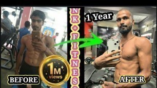 'NK FITNESS YT 2 YEAR NATURAL BODY TRANSFORMATION. #fitness #transformation #nkfitnessyt'