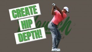 '3 Golf Hip Rotation Exercises for MORE DEPTH in your backswing!'