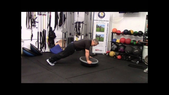 'Golf Specific Exercises Using the BOSU Ball'