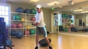 'balance in the golf swing exercises'