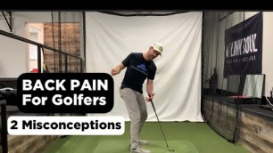 'Back Pain For Golfers: 2 Misconceptions (and 3 Exercises to Prevent it)'