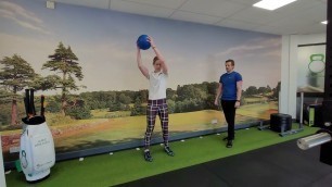 'Golf specific fitness exercises: Slam ball'