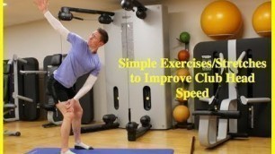 'Golf Fitness: Simple Exercises/Stretches for Golfers'