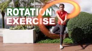 'Exercises to Rotate Better - Golf with Michele Low'