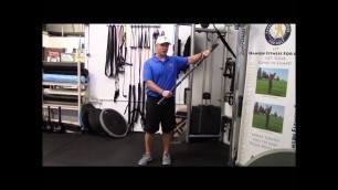 'Golf Specific Exercises using the Cable Cross Machine'