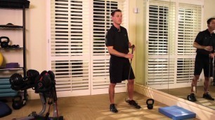 'Old Palm Golf Club- Three exercises for golfers to stop swaying when swinging'