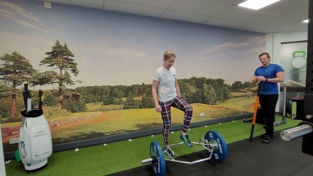 'Golf specific fitness exercises: Deadlift Technique'