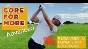 'Core Workout: 6 Core Exercises to Build a Powerful Golf Swing (Core for More)'