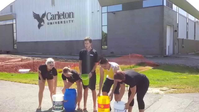 'Carleton University Fitness Centre - ALS Ice Bucket Challenge'