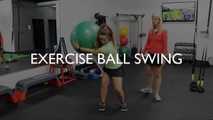 'TheraBand Exercise Ball Swing | Golf Exercises to Improve Your Swing'
