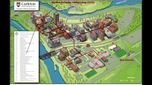 'Directions to Carleton University Testing Centre (CUTC) from the Sunnyside Ave Entrance'