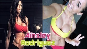 'AINSLEY RODRIGUEZ - Sexy Fitness Model / Full Workout & All Exercises'