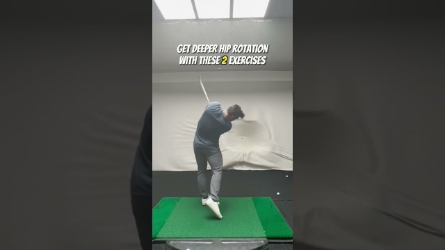 'Get deeper hip rotation #golf #golffitness #golfswing #golftips'