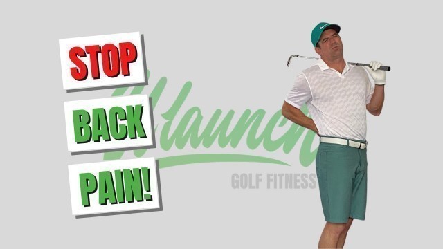 'Lower Back Stiffness? 5 Exercises to a PAIN-FREE Golf Swing!'