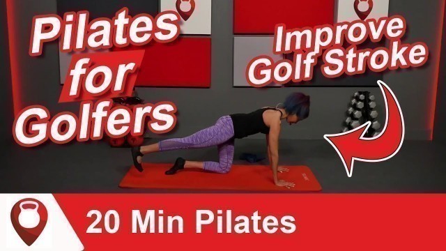 '20 Min Pilates for Golfers | Simple Exercises to Improve Golf Stroke| Fitscope Studio'