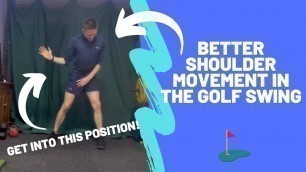 'BEST Shoulder Mobility Exercises for Golfers'