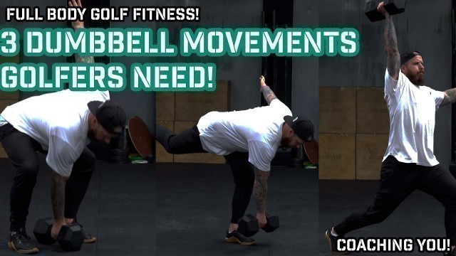 '3 Golf Specific Dumbbell Exercises - Serious Progress!'