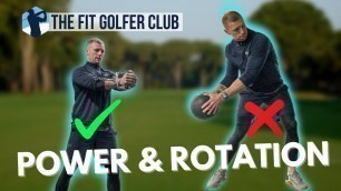 'CORE ROTATION EXERCISES FOR GOLFERS'