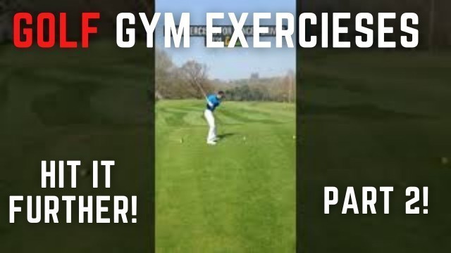 '3 GYM EXERCISES TO INCREASE POWER PT2 - GOLF FITNESS #shorts'