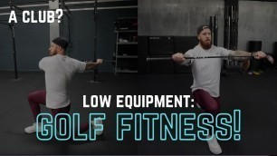 '10 Low Equipment Golf Swing Exercises'