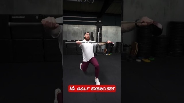 '10 low equipment exercises for all golfers to progress #shorts #golf #golffitness #GOLFWOD'