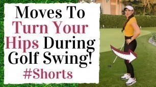 'TURN YOUR HIPS During The Golf Swing!  - Golf Fitness Exercises  #shorts'
