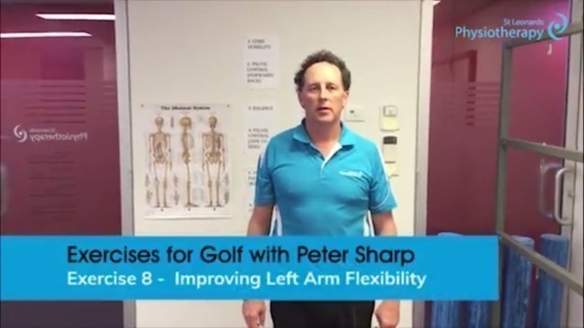 'Exercises for Golf Part 8 - Improve Left Arm Flexibility'