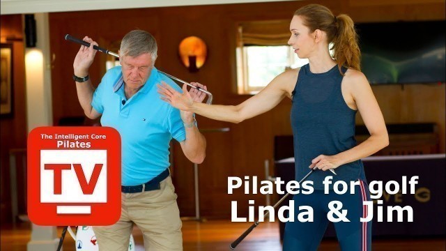 'Golf fitness with Linda & Jim warm up exercises'