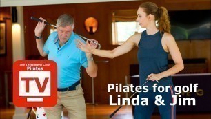 'Golf fitness with Linda & Jim warm up exercises'