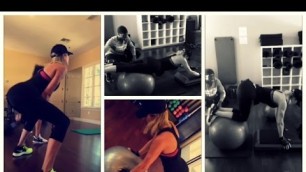 'KHLOE KARDASHIAN WORKOUT | FITNESS ROUTINE | SNAPCHAT STORIES 08-15-2016'