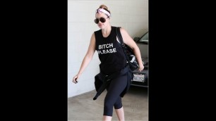 'Khloe Kardashian Sports Rude T Shirt During Gym Outing'