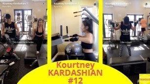 'Kourtney Kardashian workout with Khloe #2 - snapchat - august 11 2016'