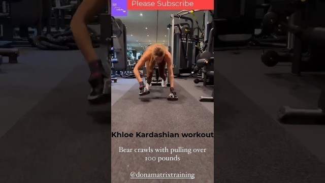 'Khloe kardashian workout #shorts #youtubeshorts #viral #khloekardashian'