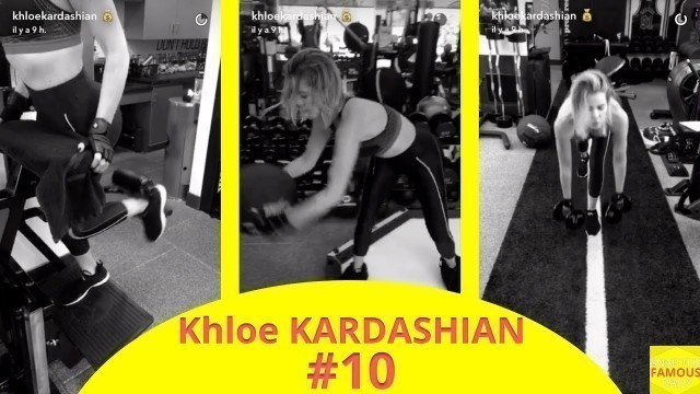 'Khloe Kardashian workout session - snapchat - august 24 2016'