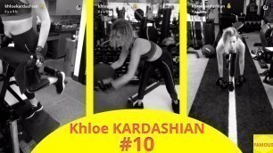 'Khloe Kardashian workout session - snapchat - august 24 2016'