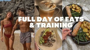 'Fitness Couple\'s Day of EATS & WORKOUTS!'