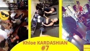 'Khloe Kardashian workout session with Kourtney - snapchat - august 9 2016'