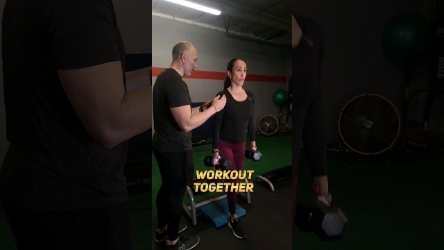 'Couples that Workout together stay together #fitcouples #fitness #howtoexercise'