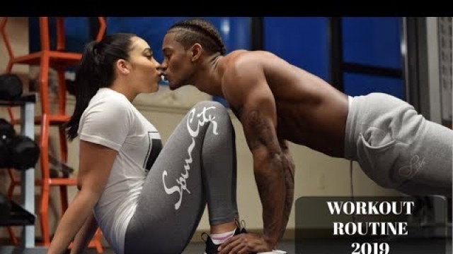 'COUPLES WORKOUT ROUTINE! |FITNESS MOTIVATION|'