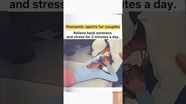 'Romantic sports for couples and #fatloss #bellyfat #shorts #exercise #fitness #video #legs #back'