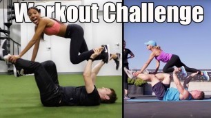 'We Tried Extreme Couples Workouts | Couples Workout Challenge'