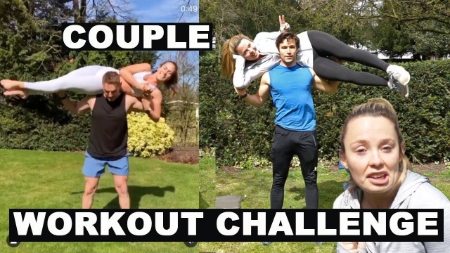 'We Tried Extreme Fitness Couples Workouts | Couples Workout Challenge'